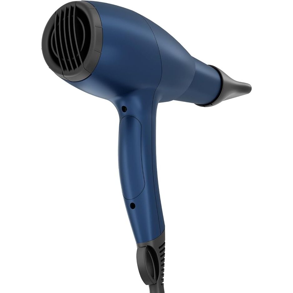 Rush Brush D3 Ultra Hair Dryer with Attachments, 2400 Watt - Navy Blue Rush Brush D3 Ultra Hair Dryer with Attachments, 2400 Watt - Navy Blue